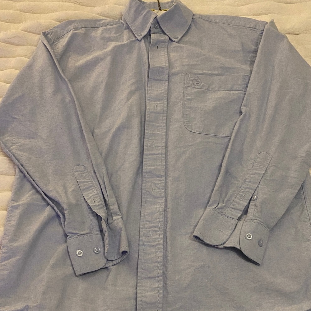 Duck Head Men's Casual Light Blue Button Down Shirt